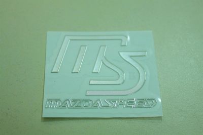 Лот: 3243929. Фото: 1. Метализированный стикер MazdaSpeed... Другое (оснащение, оборудование, аксессуары)