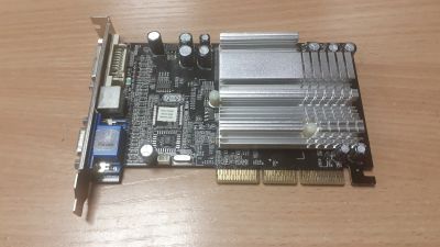 Лот: 25521181. Фото: 1. Видеокарта AGP Nvidia GeForce... Видеокарты