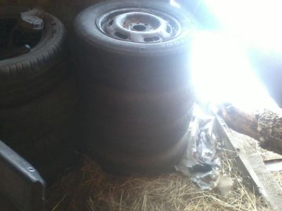 Лот: 6917242. Фото: 1. Штампы 13-е с резиной Bridgestone... Шины на дисках
