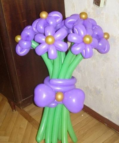 Лот: 3305014. Фото: 1. Цветы из шариков. Воздушные шары