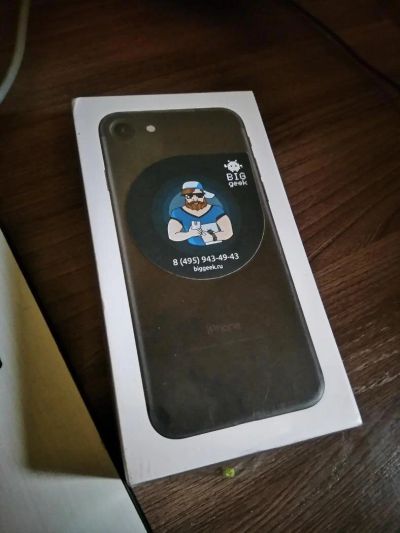 Лот: 10031281. Фото: 1. iphone 7,новый,оригинал, матово-черный... Смартфоны