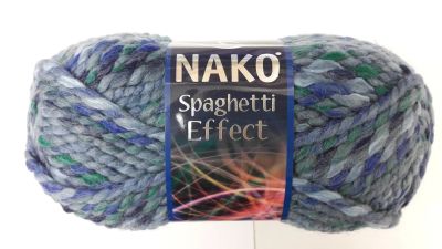 Лот: 8017754. Фото: 1. Пряжа Nako Spaghetti состав 75... Ткани, нитки, пряжа