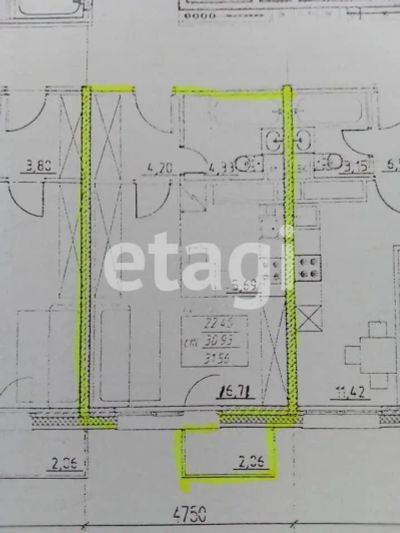 Лот: 21242067. Фото: 1. Продам 1-комн. кв. 32 кв.м. Красноярск... Квартиры, студии