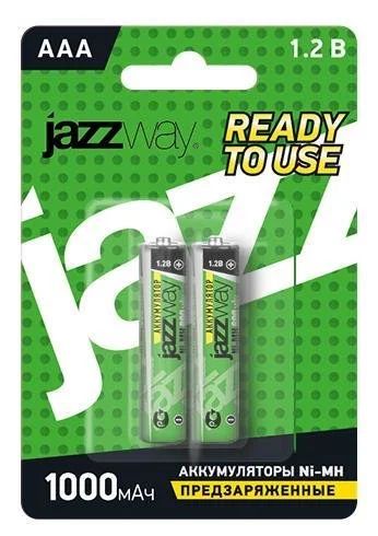 Лот: 15547568. Фото: 1. Батарейка акк. JAZZway AAA 1000мАч... Батарейки, аккумуляторы, элементы питания