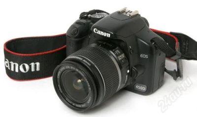 Лот: 1400256. Фото: 1. Canon EOS 450D Kit 18-55. Цифровые зеркальные