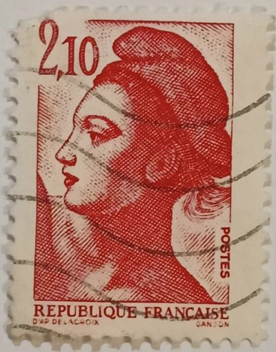 Лот: 25407372. Фото: 1. Марка_Франции, Марианна, Liberty... Марки