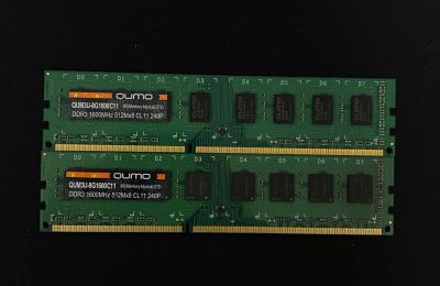 Лот: 19951572. Фото: 1. Qumo 16GB (2x8GB) DDR3 1600MHz. Оперативная память