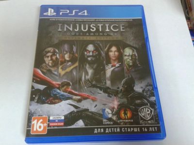 Лот: 4873485. Фото: 1. Продам диск Injustice для Ps4... Игры для консолей