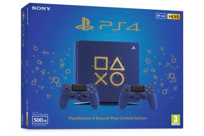 Лот: 11700959. Фото: 1. PS4 Slim синяя лимитированная... Игровые приставки, консоли