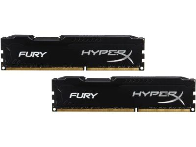 Лот: 8799310. Фото: 1. HyperX Fury 8 гигабайт Работают... Оперативная память