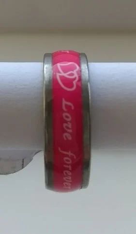 Лот: 13198049. Фото: 1. кольцо love 6. Кольца, перстни