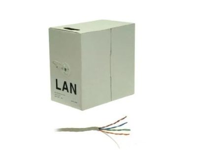 Лот: 3428207. Фото: 1. Кабель Netlan U/UTP 4 пары, PVC... Провода, кабели