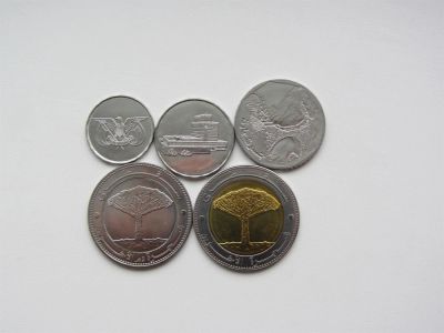 Лот: 3547656. Фото: 1. Йемен , набор из 5 монет 1993-2009... Наборы монет