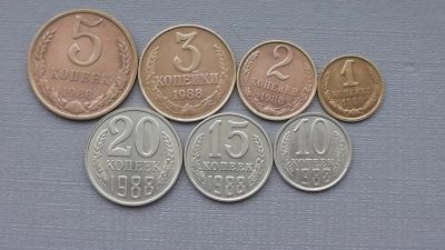 Лот: 6708898. Фото: 1. Набор монет 1988 года. Наборы монет