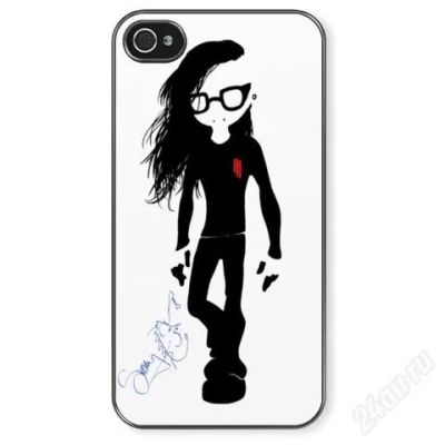 Лот: 2555036. Фото: 1. Чехол для iPhone 4/4S Skrillex. Чехлы, бамперы