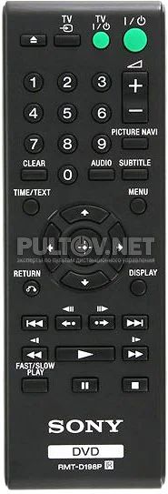 Лот: 18456716. Фото: 1. Пульт ДУ SONY RMT-D198P, (аналог... Пульты ДУ