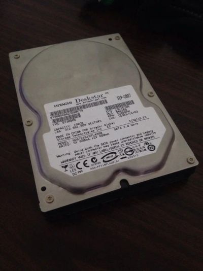 Лот: 5323065. Фото: 1. Hitachi 160gb sata-2. Жёсткие диски (HDD)