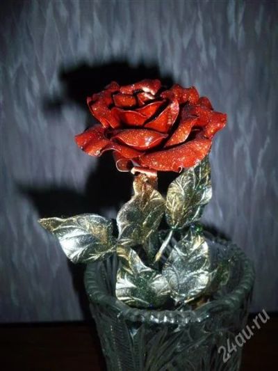 Лот: 584603. Фото: 1. !!! Кованые розы в необычных цветовых... Другое (ручная работа)