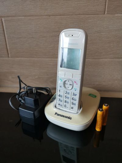 Лот: 16663396. Фото: 1. DECT Panasonic KX-TGA550RU Исправен... DECT и радиотелефоны