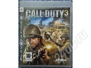 Лот: 199527. Фото: 1. Диск PS3 CALL of DUTY 3. Игры для консолей
