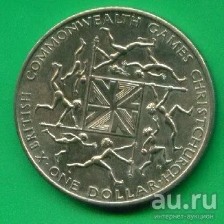 Лот: 8718998. Фото: 1. Новая Зеландия 1доллар 1974 (М006... Австралия и Океания