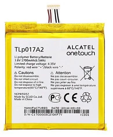 Лот: 9520749. Фото: 1. Акб (Аккумулятор) Alcatel Idol... Аккумуляторы