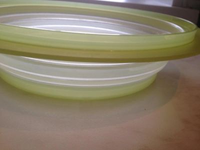 Лот: 8221361. Фото: 1. складная чаша Tupperware с крышкой. Тарелки, блюда, салатники