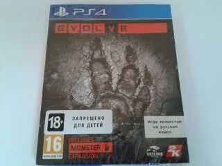 Лот: 5139552. Фото: 1. Продам диск для Ps4 Evolve новый... Игры для консолей