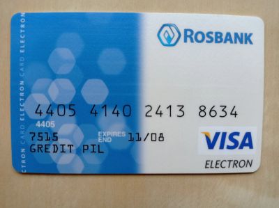 Лот: 19305254. Фото: 1. карта банковская Rosbank. Телефонные, пластиковые карты