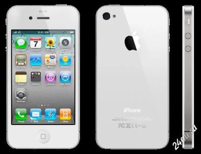 Лот: 1212734. Фото: 1. Iphone 4 white32 gb (4.3.3) полный... Смартфоны