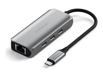 Лот: 24928843. Фото: 1. USB-хаб Satechi USB-C 4-in-1 с... Другое (компьютеры, оргтехника, канцтовары)
