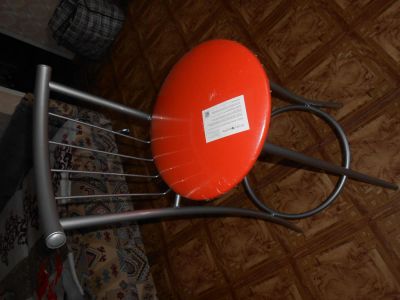 Лот: 7174002. Фото: 1. Стул к барной стойке, металлический... Столы, стулья, обеденные группы