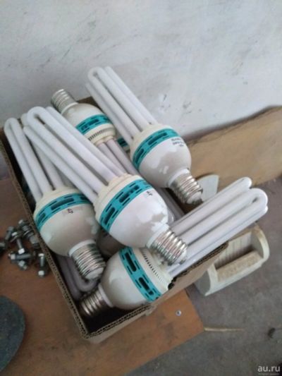 Лот: 13335353. Фото: 1. Энергосберегающая лампа е40 50w. Другое освещение