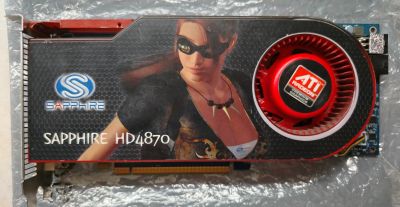 Лот: 25647555. Фото: 1. Видеокарта Sapphire HD 4870 (turbo... Видеокарты
