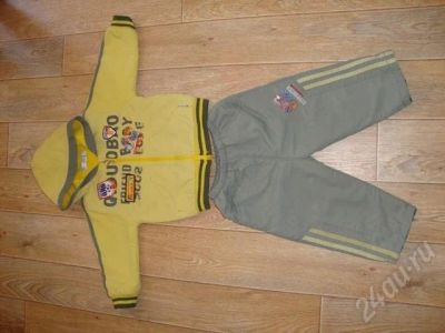 Лот: 428001. Фото: 1. Костюм на флисе р. 74. Другое (дети растут)