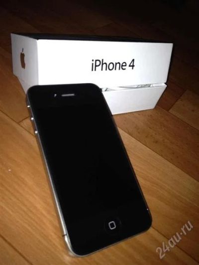 Лот: 2453517. Фото: 1. iPhone 4 16GB Black (Neverlock... Смартфоны