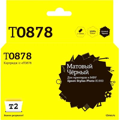 Лот: 24515737. Фото: 1. Картридж T2 IC-ET0878/T0878. Картриджи, расходные материалы