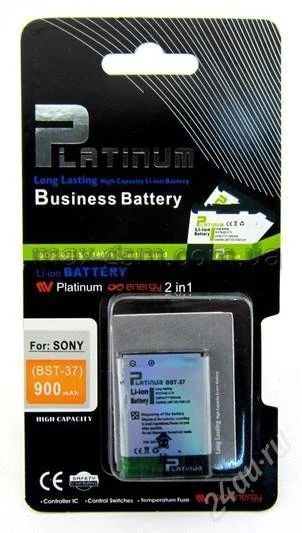 Лот: 1893807. Фото: 1. Аккумулятор Platinum Sony Ericsson... Аккумуляторы