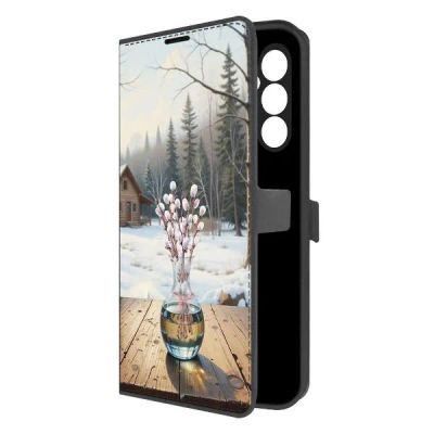 Лот: 25135184. Фото: 1. Чехол Krutoff Eco Book "Верба... Чехлы, бамперы