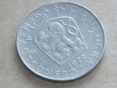 Лот: 8815915. Фото: 1. Монета 5 крон пять Чехословакия... Европа