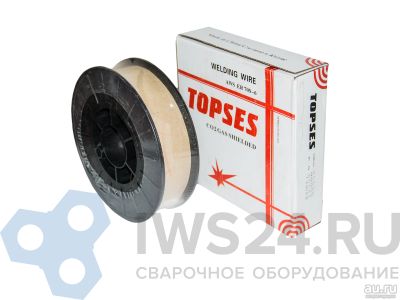 Лот: 17426932. Фото: 1. Проволока TOPSES ER70S-6 d=1,0... Электроды, проволока для сварки