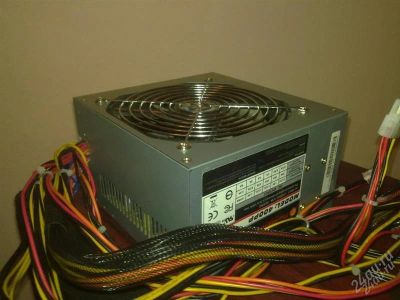 Лот: 1656460. Фото: 1. Блок питания ATX 400W Thermaltake... Корпуса, блоки питания
