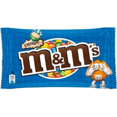 Лот: 8742970. Фото: 1. M&M's Crispy Single (36 грамм). Шоколад, конфеты