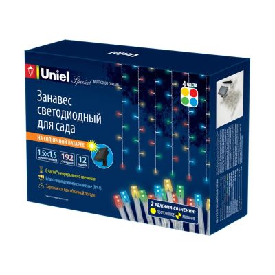 Лот: 24095293. Фото: 1. Занавес садовый Uniel, Multicolor... Всё для ландшафта