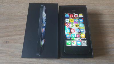 Лот: 6377792. Фото: 1. Iphone 5 16Gb Black. Смартфоны