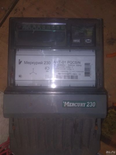 Лот: 17393609. Фото: 1. Электросчетчик меркурий. Счётчики электроэнергии