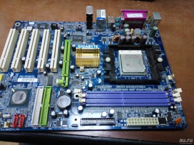 Лот: 11461080. Фото: 1. Материнская плата 754 Gigabyte... Материнские платы