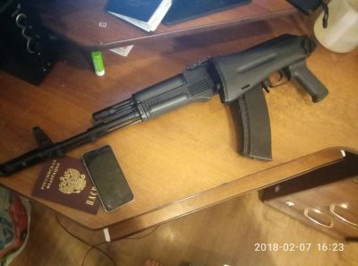 Лот: 11007941. Фото: 1. Продам АК-74М,ММГ расотрю обмен. Сигнальное и охолощенное (СХП) оружие