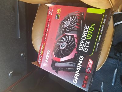 Лот: 12648191. Фото: 1. MSI GeForce 1070ti на гарантии... Видеокарты