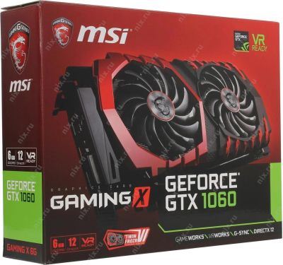 Лот: 10601394. Фото: 1. Видеокарта MSI GeForce GTX 1060... Видеокарты